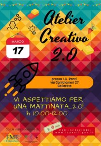 MyEdu-LOCANDINA INAUGURAZIONE ATELIER creativi 17 MARZO 2018_picc